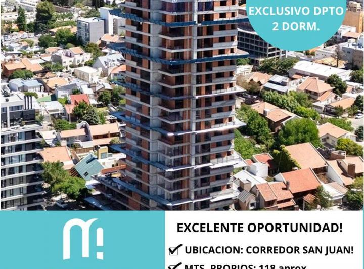 Departamento · 118m² · 3 Ambientes · 1 Cochera