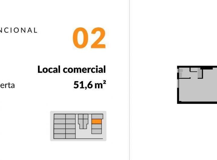 Local comercial · 51m²
