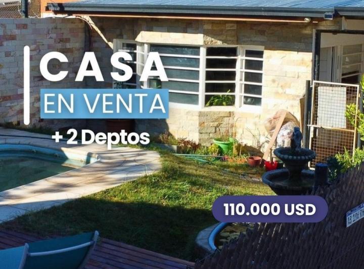 Casa · 100m² · 4 Ambientes · 2 Cocheras