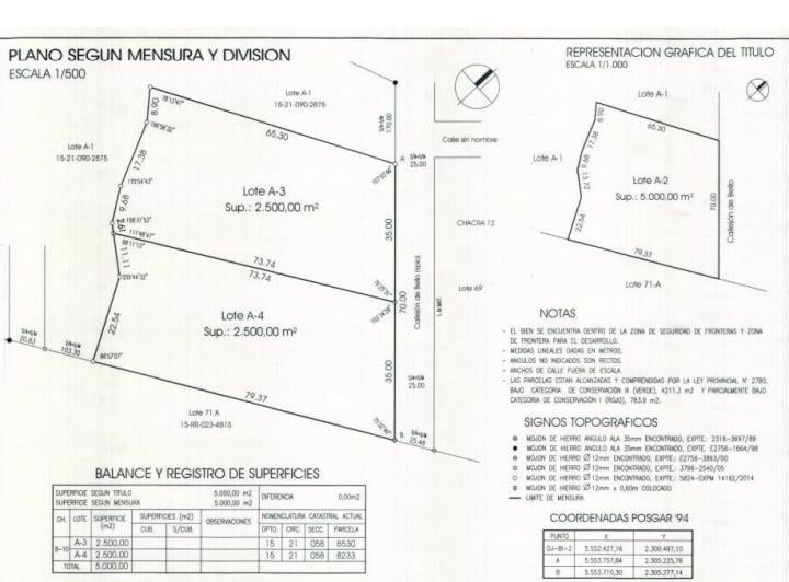 Terreno · 2500m²