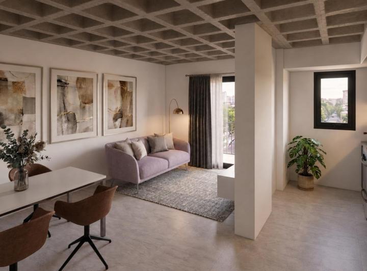 Departamento · 52m² · 3 Ambientes · 1 Cochera