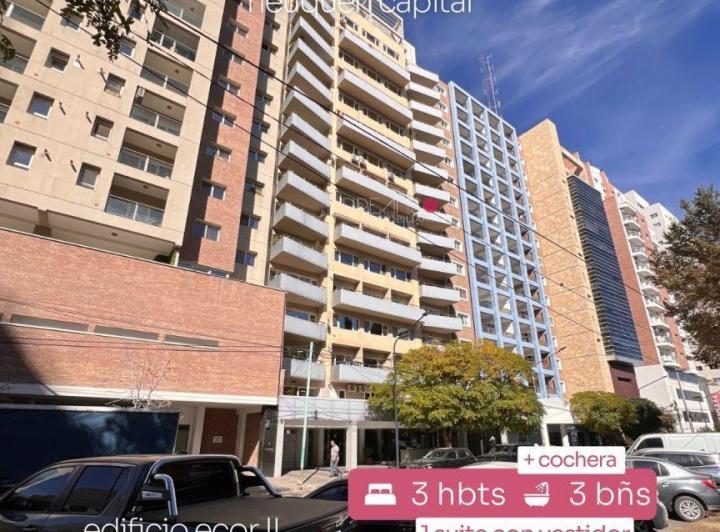 Departamento · 145m² · 3 Dormitorios · 1 Cochera
