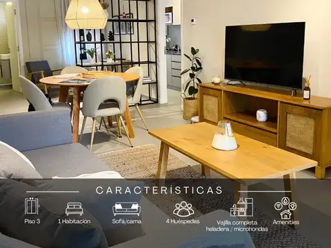 Departamento en Alquiler Temporal en Nueva Cordoba, Cordoba