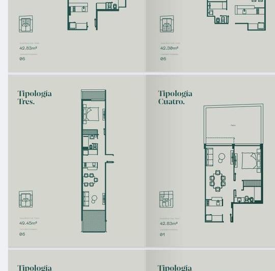 Departamento · 45m² · 2 Ambientes