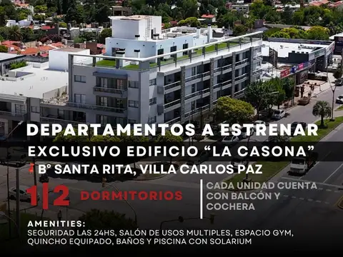 Departamento en Venta en Santa Rita, Villa Carlos Paz