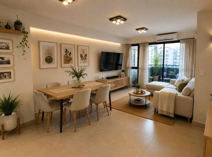 Departamento · 54m² · 3 Ambientes · 1 Cochera