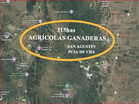 Campo en Venta en San Agustín, Calamuchita