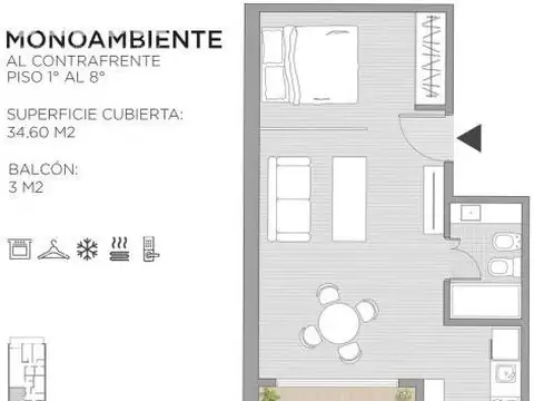Departamento en Venta en Villa Crespo, CABA