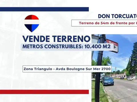 Terreno en Venta en Don Torcuato, Partido de Tigre