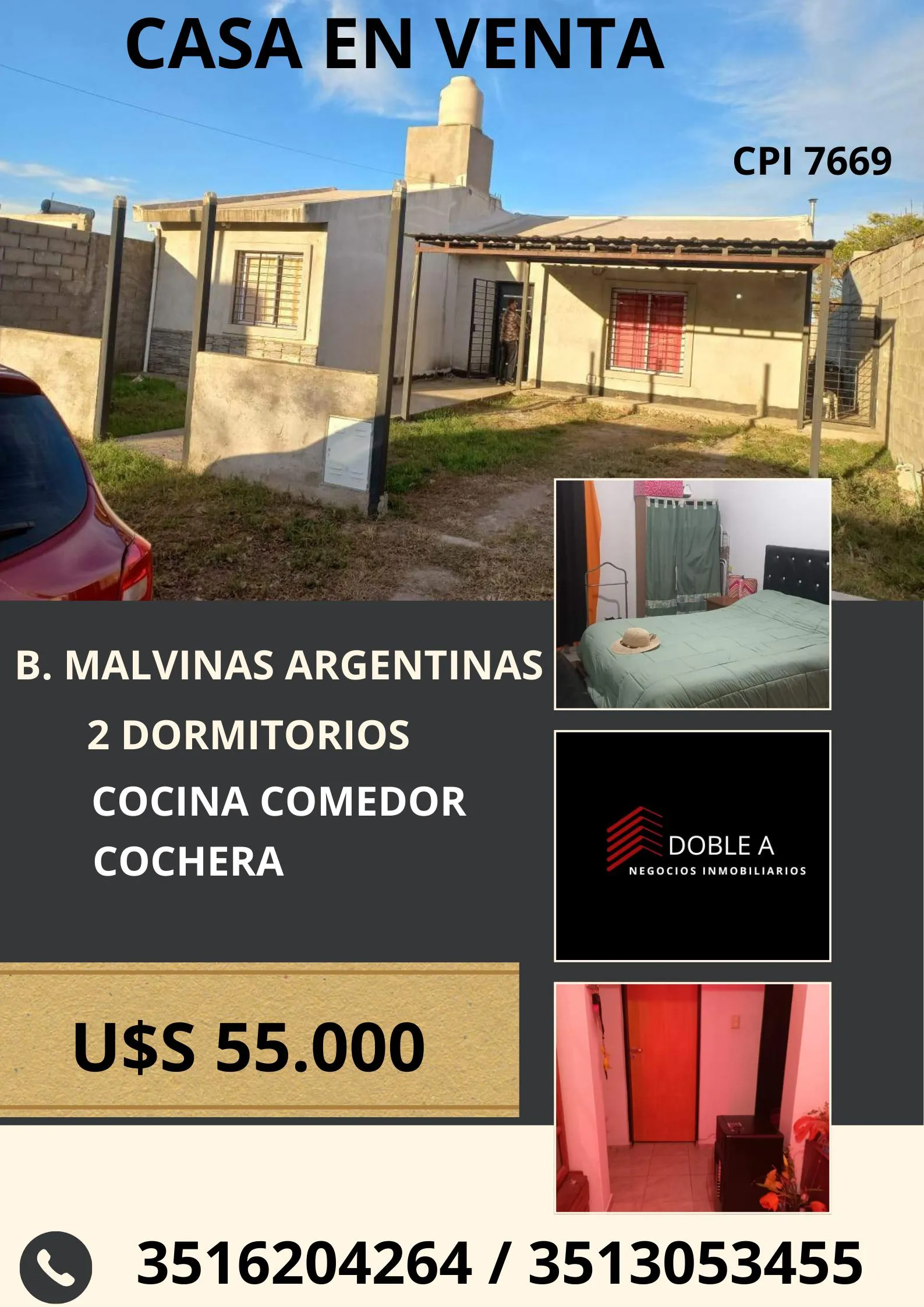 CASA EN VENTA B. MALVINAS ARGENTINAS