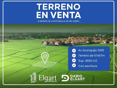 Terreno en Venta en San Miguel de Tucumán, Capital