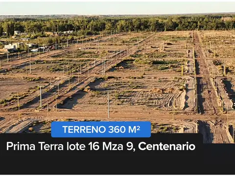 Terreno en Venta en Centenario, Confluencia