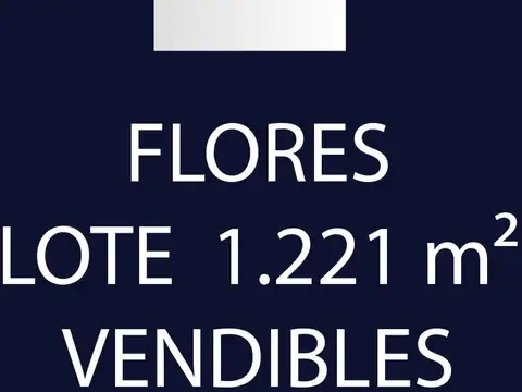 Terreno en Venta en Flores, Capital Federal
