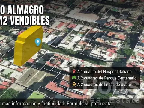 Terreno en Venta en Almagro, Capital Federal