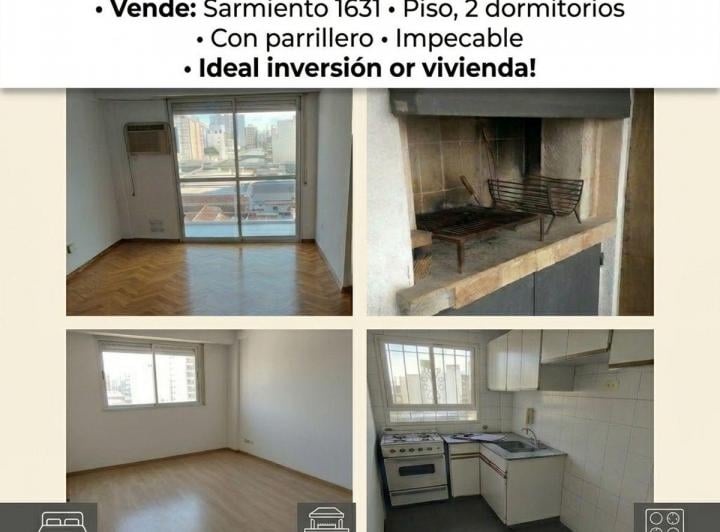 Departamento · 58m² · 2 Dormitorios