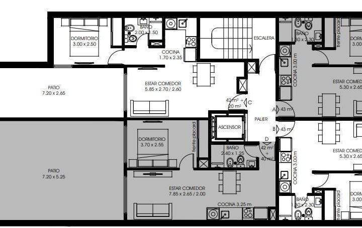 Departamento · 43m² · 2 Ambientes
