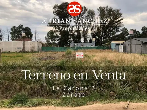 Terreno en Venta en Zárate, Partido de Zárate