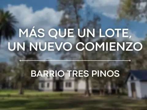 Terreno en Venta en Los Tres Pinos, Countries y Barrios Cerrados en General Rodríguez