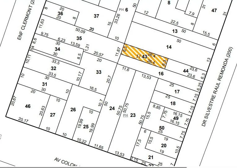 LOTE DE 312 M2 A METROS DE AV. COLON - REMONDA 243