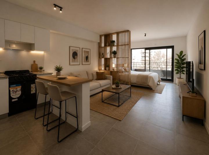 Departamento · 44m² · 1 Ambiente