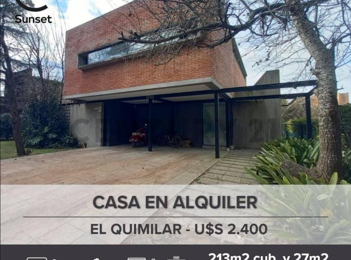 Casa · 213m² · 4 Ambientes · 2 Cocheras
