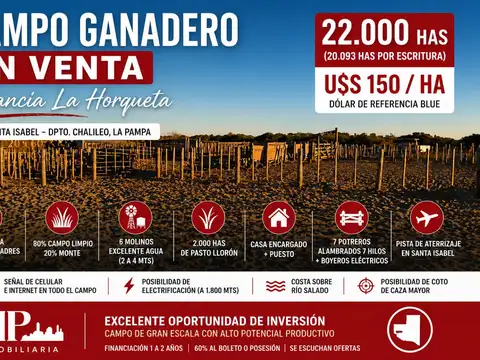 Campo en Venta en La Razon Santa Isabel, Chalileo