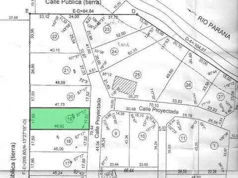 Terreno en Venta en Paso de la Patria, San Cosme