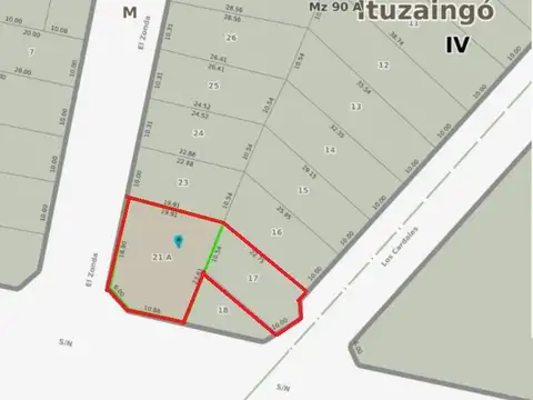 Terreno en Venta en Ituzaingo, Ituzaingó