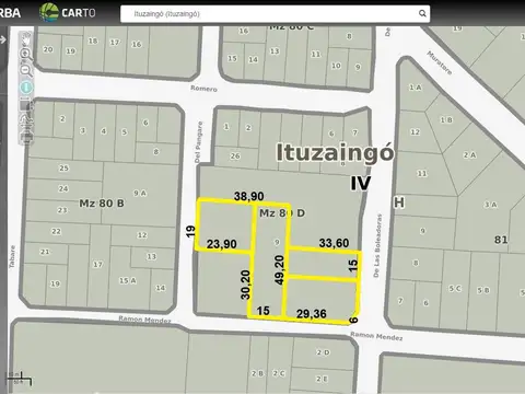 Terreno en Venta en Ituzaingo, Ituzaingó