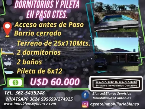 Casa en Venta en Paso de la Patria, San Cosme