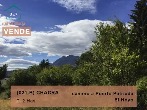 Terreno en Venta en El Hoyo, Cushamen