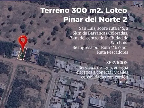 Terreno en Venta en San Luis, Juan Martín de Pueyrredón