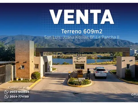 Terreno en Venta en Juana Koslay, Juan Martín de Pueyrredón