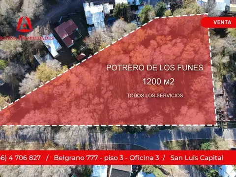 Terreno en Venta en Potrero de los Funes, Juan Martín de Pueyrredón