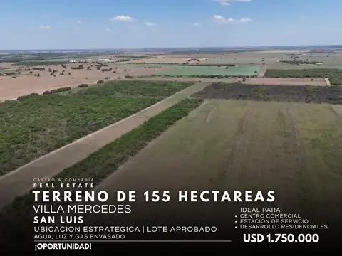 Terreno en Venta en Villa Mercedes, General Pedernera