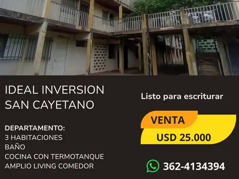Departamento en Venta en San Cayetano, Resistencia