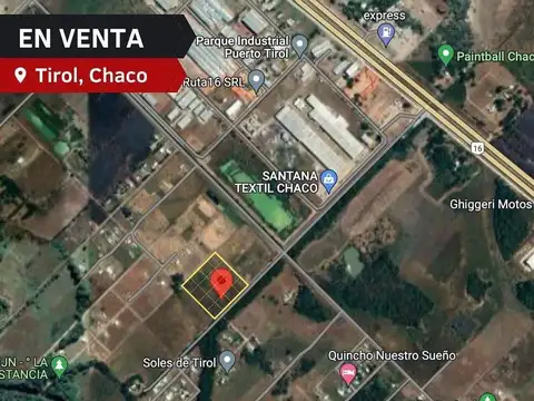 Terreno en Venta en Puerto Tirol, Libertad