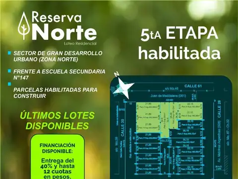 Terreno en Venta en Presidencia Roque Saenz Peña, Comandante Fernández