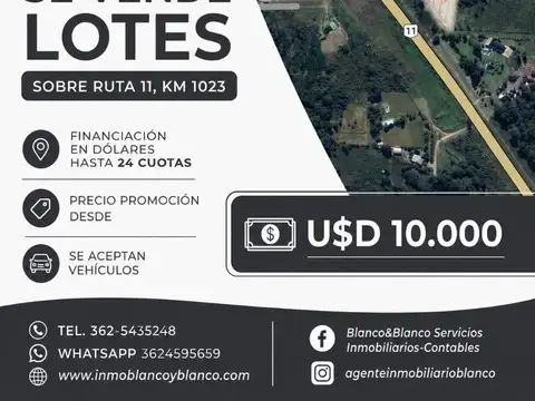 Terreno en Venta en Colonia Benítez, 1 de Mayo