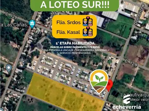 Terreno en Venta en Presidencia Roque Saenz Peña, Comandante Fernández