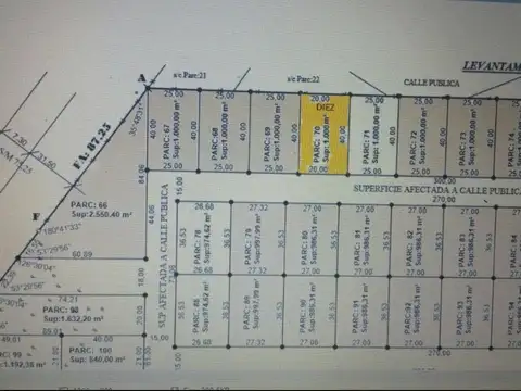 Terreno en Venta en Colonia Benitez, 1 de Mayo