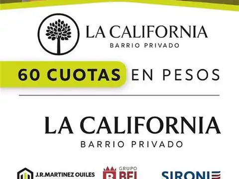 Terreno en Venta en California, Resistencia