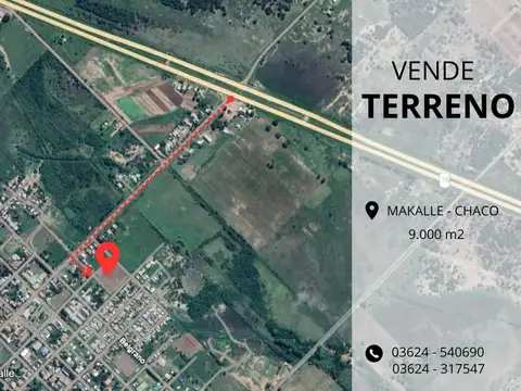 Terreno en Venta en Makalle, General Donovan