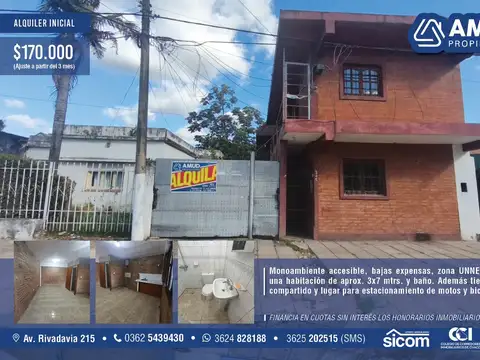 Departamento en Alquiler en Villa Central Norte, Resistencia