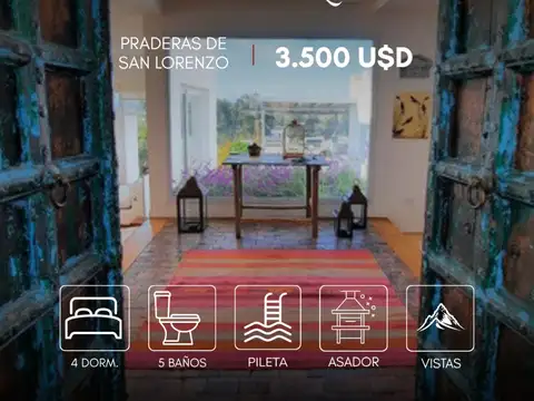 Casa en Alquiler en Praderas De San Lorenzo, Countries y Barrios Cerrados en San Lorenzo