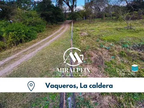 Terreno en Venta en Vaqueros, La Caldera
