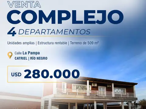 Departamento en Venta en Catriel, General Roca