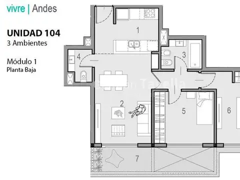 Departamento en Venta en Centro, San Martin de los Andes