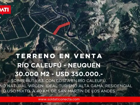 Campo en Venta en Caleofu, Lácar