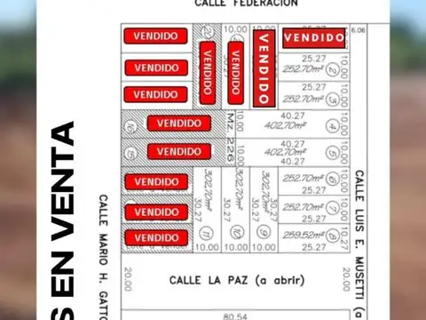 Terreno en Venta en Concordia, Entre Ríos